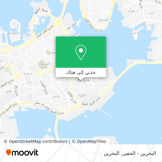 خريطة البحرين - الجفير