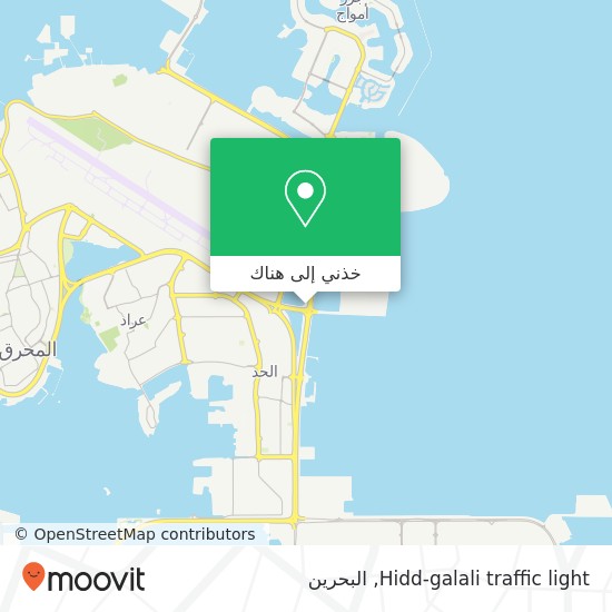 خريطة Hidd-galali traffic light