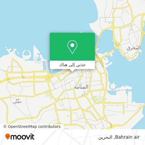 خريطة Bahrain air