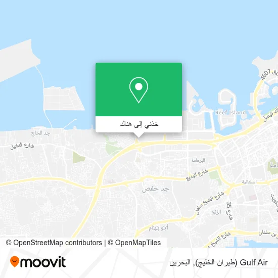 خريطة Gulf Air (طيران الخليج)