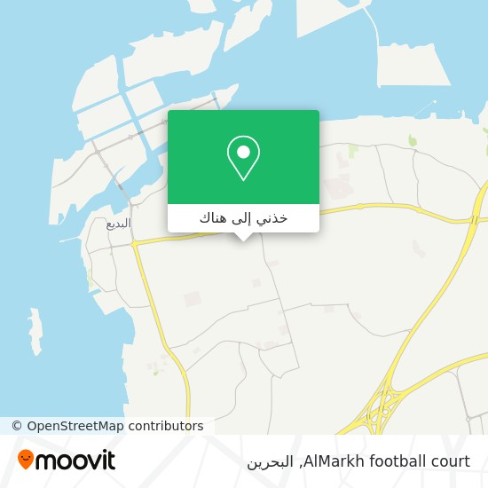 خريطة AlMarkh football court