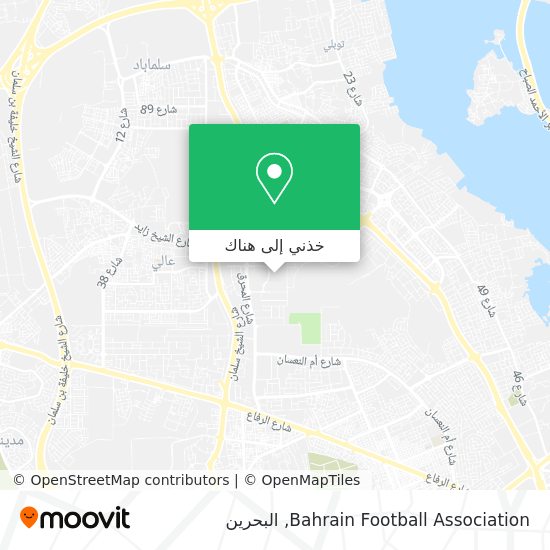 خريطة Bahrain Football Association
