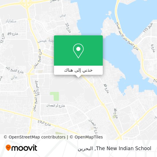 خريطة The New Indian School