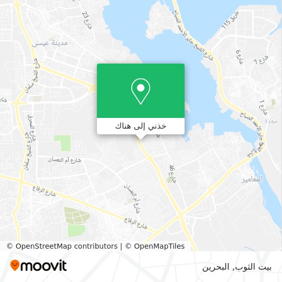 خريطة بيت الثوب