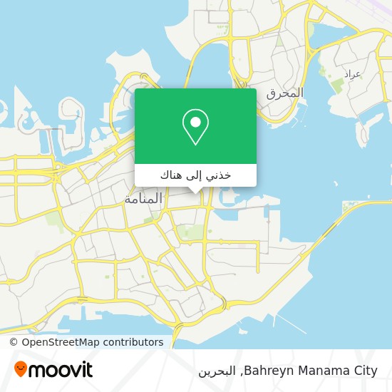 خريطة Bahreyn  Manama City
