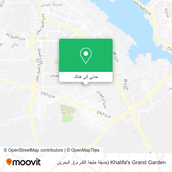 خريطة Khalifa's Grand Garden (حديقة خليفة الكبرى)
