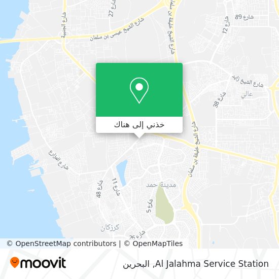 خريطة Al Jalahma Service Station