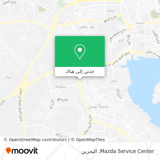 خريطة Mazda Service Center