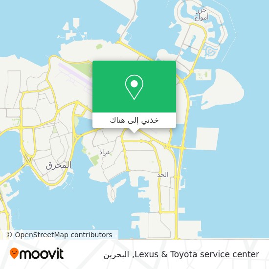 خريطة Lexus & Toyota service center