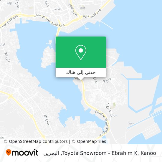 خريطة Toyota Showroom - Ebrahim K. Kanoo