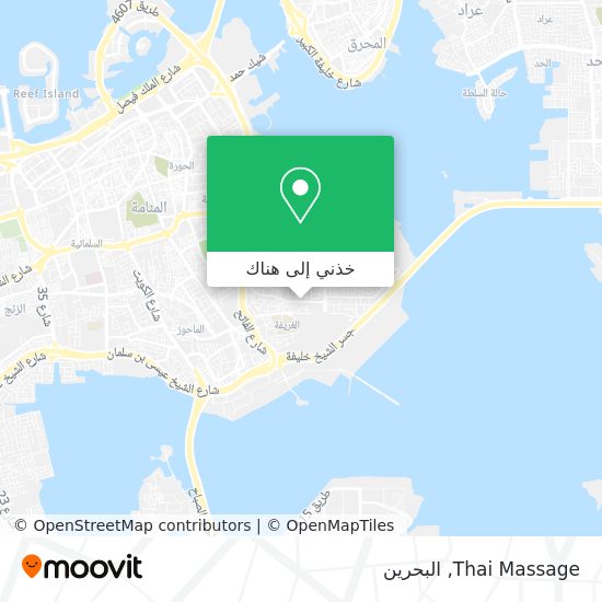 خريطة Thai Massage