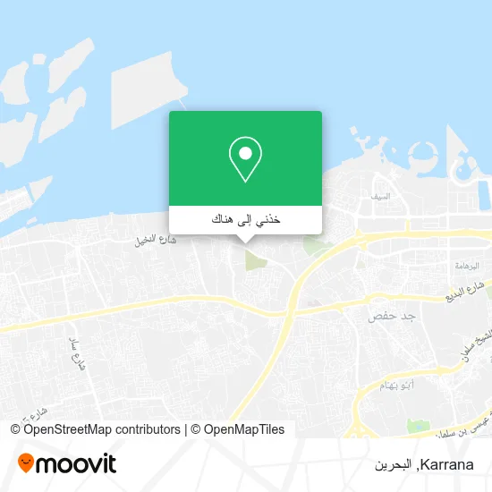 خريطة Karrana