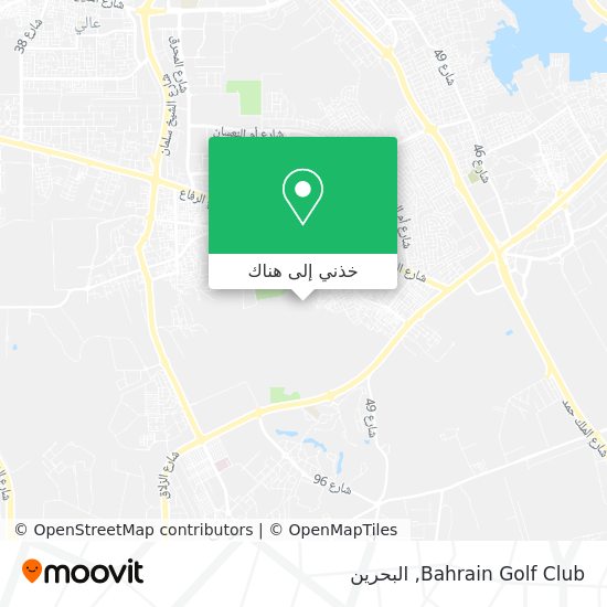 خريطة Bahrain Golf Club