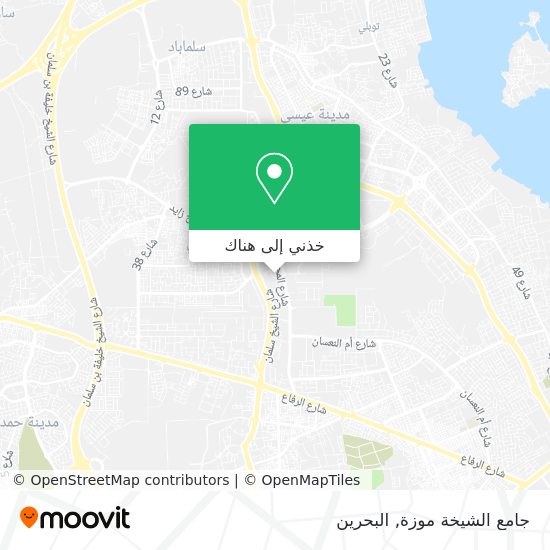خريطة جامع الشيخة موزة