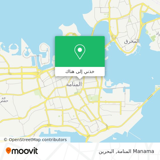 خريطة Manama المنامة