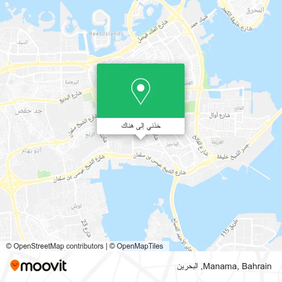 خريطة Manama, Bahrain