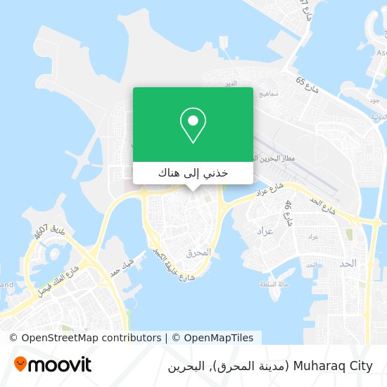 خريطة Muharaq City (مدينة المحرق)