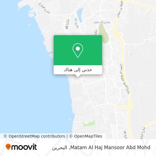 خريطة Matam Al Haj Mansoor Abd Mohd