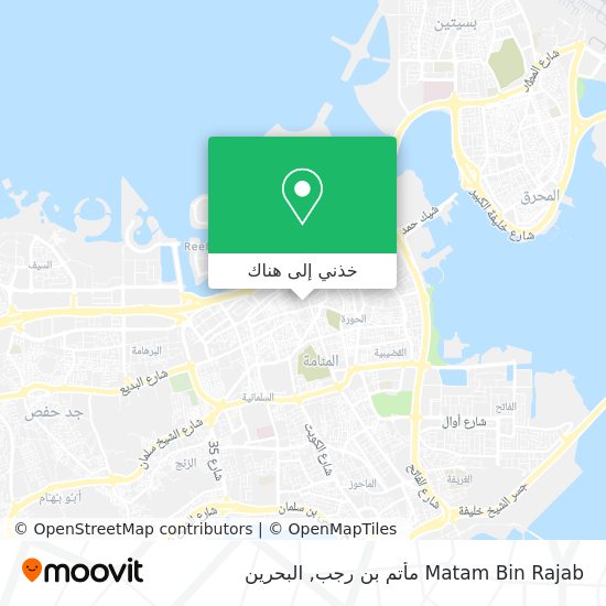خريطة Matam Bin Rajab مأتم بن رجب