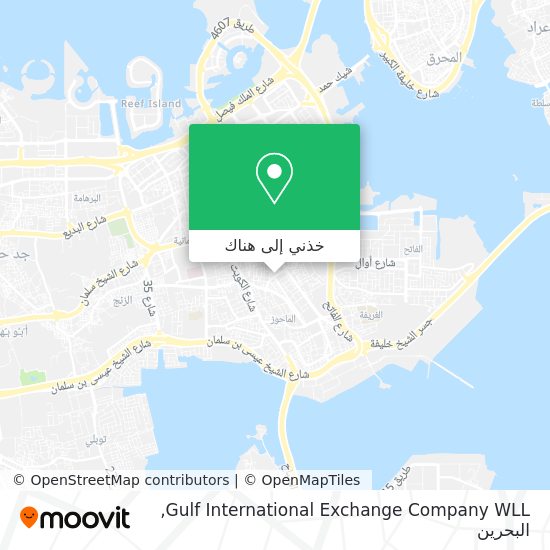 خريطة Gulf International Exchange Company WLL