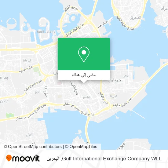 خريطة Gulf International Exchange Company WLL