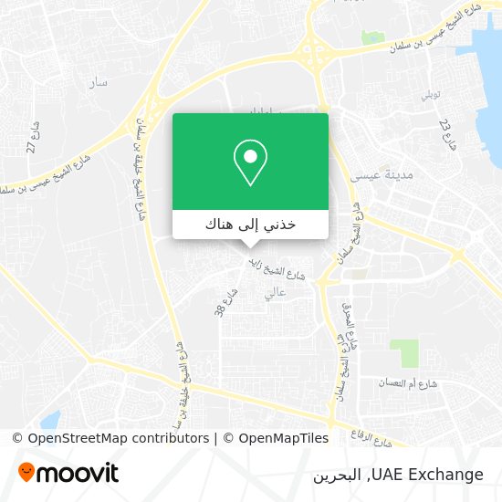 خريطة UAE Exchange