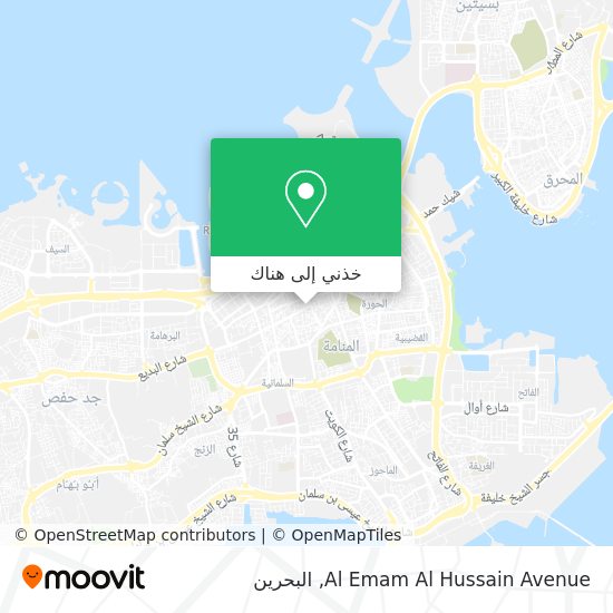 خريطة Al Emam Al Hussain Avenue