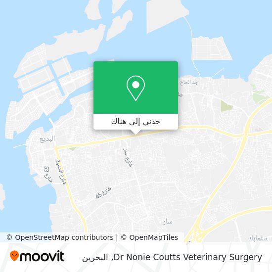 خريطة Dr Nonie Coutts Veterinary Surgery
