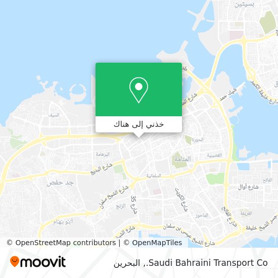 خريطة Saudi Bahraini Transport Co.