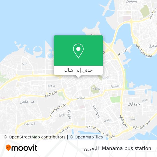 خريطة Manama bus station