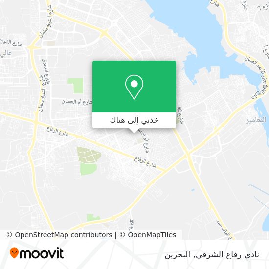 خريطة نادي رفاع الشرقي