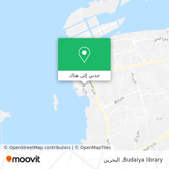 خريطة Budaiya library
