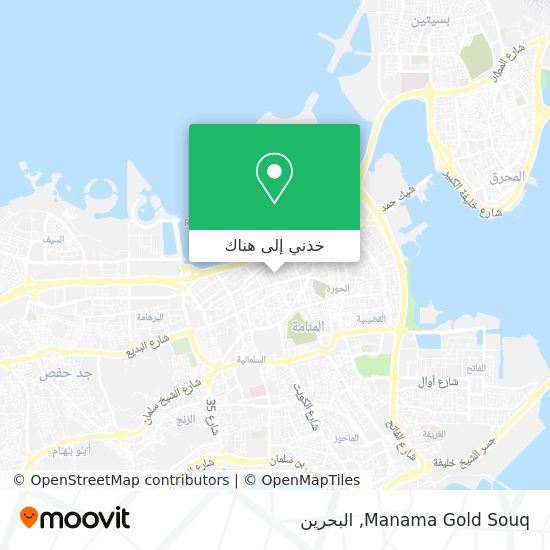 خريطة Manama Gold Souq