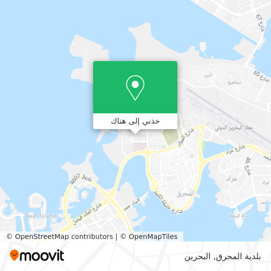 خريطة بلدية المحرق