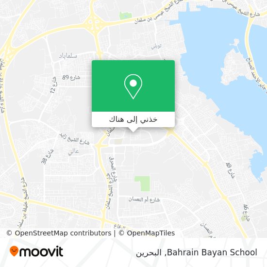 خريطة Bahrain Bayan School