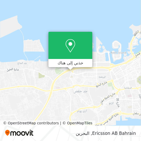 خريطة Ericsson AB Bahrain
