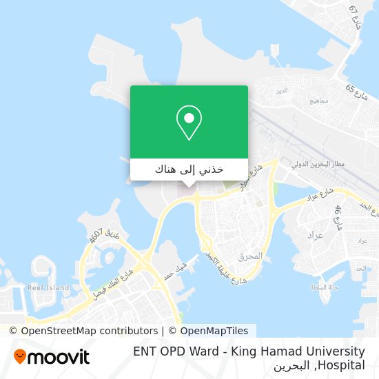 خريطة ENT OPD Ward - King Hamad University Hospital