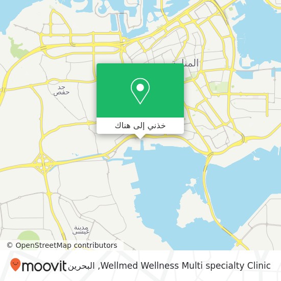 خريطة Wellmed Wellness Multi specialty Clinic