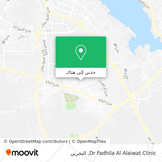 خريطة Dr Fadhila Al Alaiwat Clinic