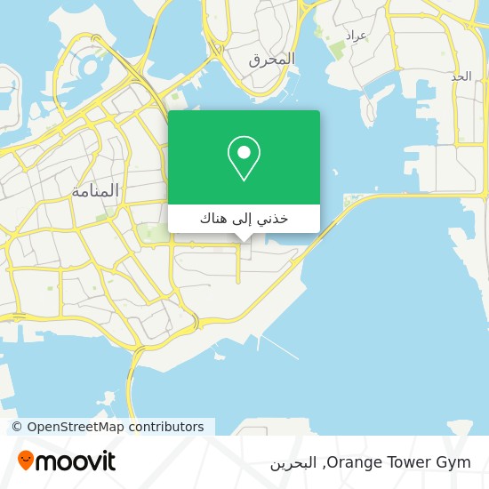 خريطة Orange Tower Gym