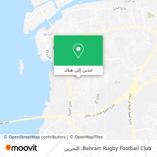 خريطة Bahrain Rugby Football Club