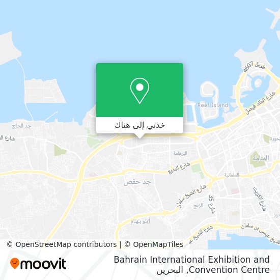 خريطة Bahrain International Exhibition and Convention Centre
