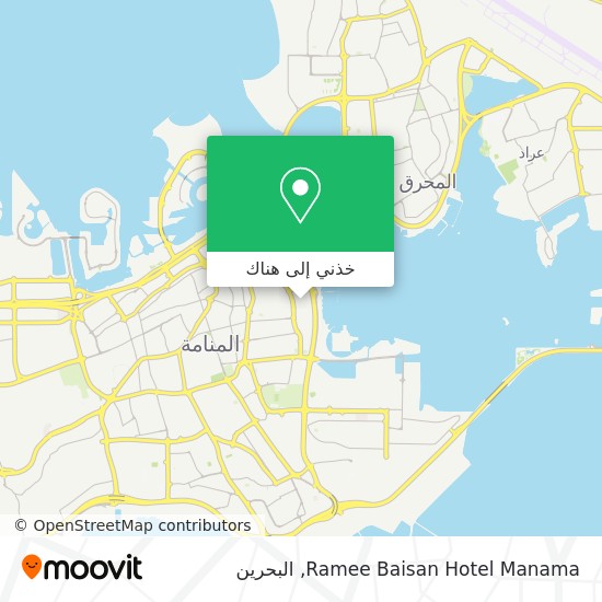 خريطة Ramee Baisan Hotel Manama