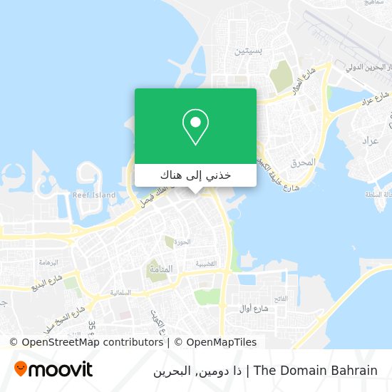 خريطة The Domain Bahrain | ذا دومين