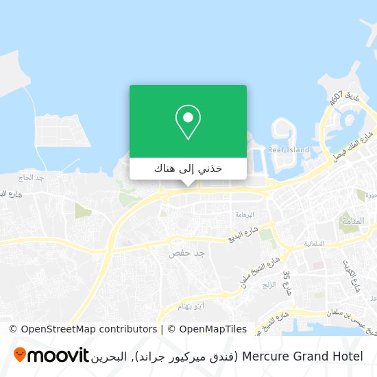 خريطة Mercure Grand Hotel (فندق ميركيور جراند)