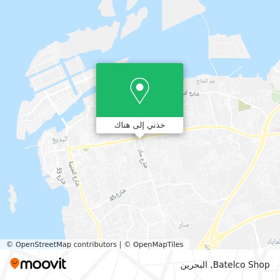 خريطة Batelco Shop