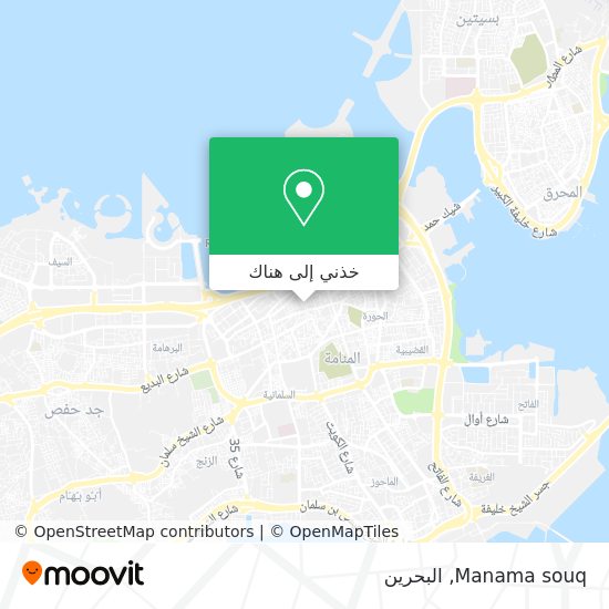 خريطة Manama souq