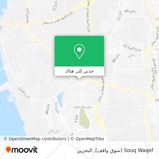 خريطة Souq Waqef (سوق واقف)