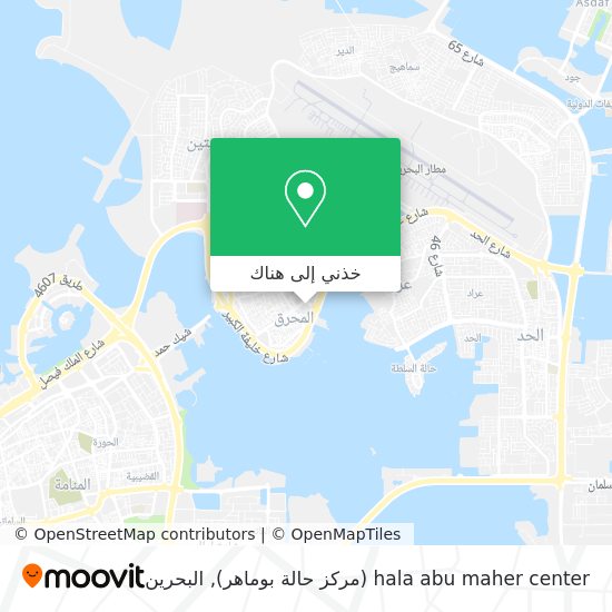 خريطة hala abu maher center (مركز حالة بوماهر)