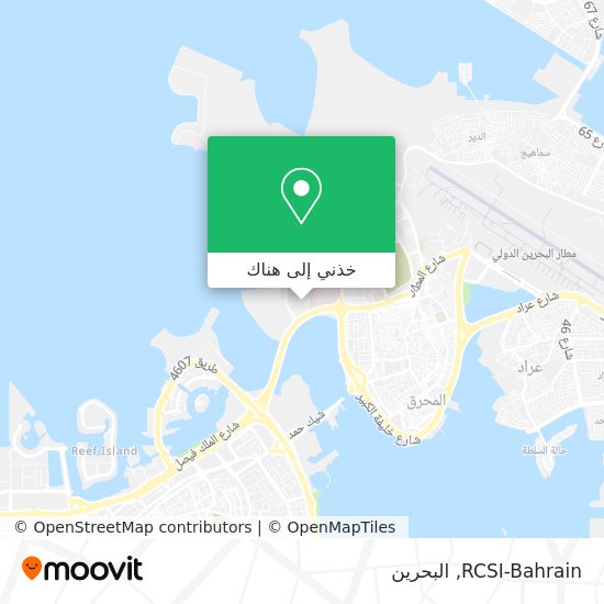 خريطة RCSI-Bahrain
